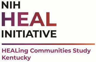Wordmark says NIH HEAL Initiative, HEALing Communities Study Kentucky