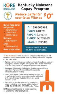 Kentucky Naloxone Copay Program Magnet
